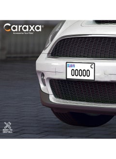 Caraxa Car Number Plate Holder License Plate Cover Frames 1Set Pair Dubai Standard Size 31Cm Number Plate  - Image 4