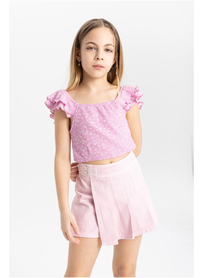 DeFacto Girl Regular Fit Woven Skirt  - Image 4