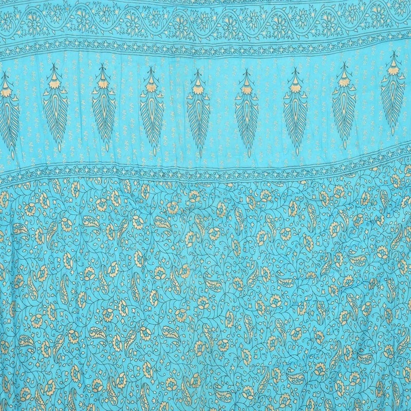 SVT Jaipuri World Famous Light Weight Pure Cotton Traditional Rajasthani Gold Print FIROJI Colour Single Bed QuiltRazaiRajai - Image 2