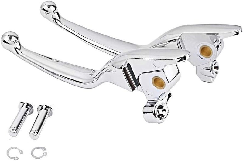 S SYUU Chrome Brake Clutch Hand Lever Sets for Harley Davidson Touring Models 2017-2020 - Image 2