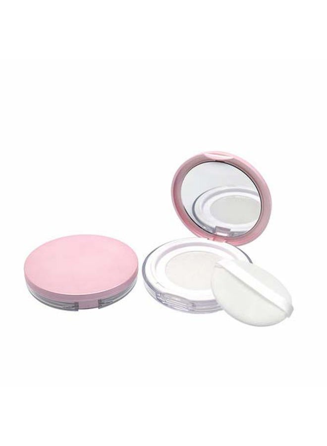 Sohynca Empty Plastic Loose Powder Compact Container with Velvet Powder puff Mirror and Elasticated Net Sifter,Empty Reusable Powder box, 5g Portable DIY Makeup Powder case - Image 1