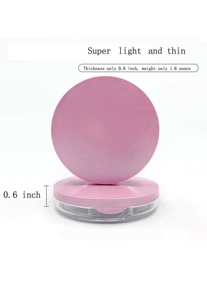 Sohynca Empty Plastic Loose Powder Compact Container with Velvet Powder puff Mirror and Elasticated Net Sifter,Empty Reusable Powder box, 5g Portable DIY Makeup Powder case - Image 5
