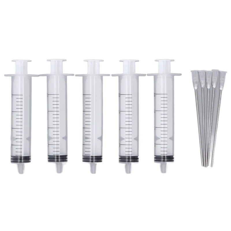 5Pcs Inkjet Printer Ink Refill Kit with 20ml Syringe and Flat Needles for Home Office Printing - Image 2