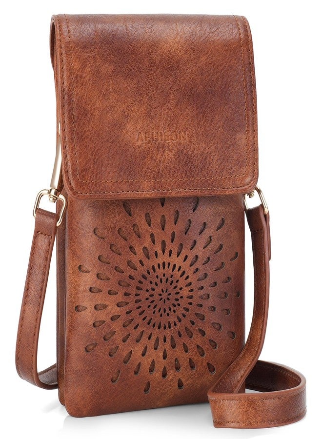 APHISON Small Crossbody Bags for Women Trendy, Leather Crossbody Phone Purses Handbags with Adjustable Strap - Image 1