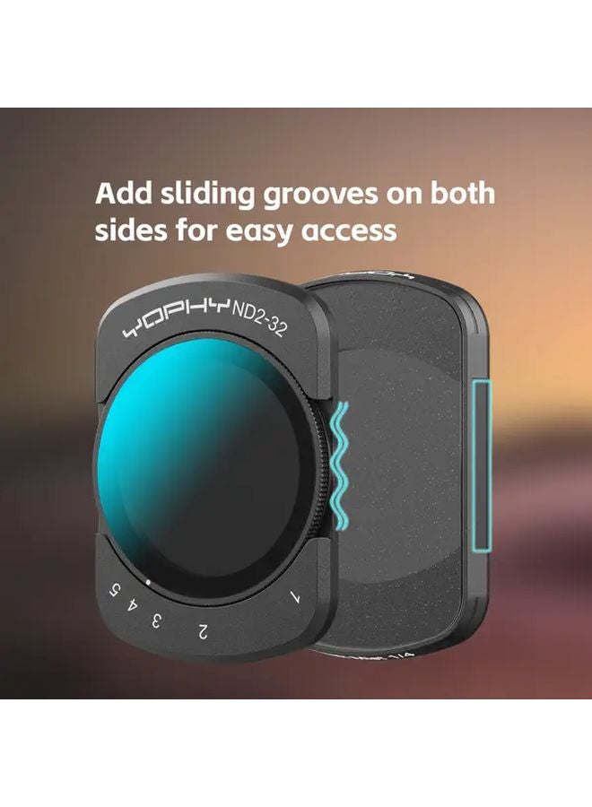 DJI Osmo Pocket 3 Filter Set Variable ND2 32 CPL Black Diffusion ND64 1000 - Image 5