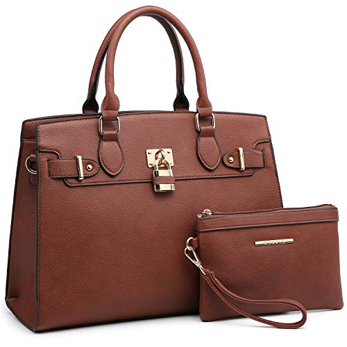 Dasein Women Handbags and Purses Ladies Shoulder Bag Top Handle Satchel Tote Work Bag with Wallet - Image 1