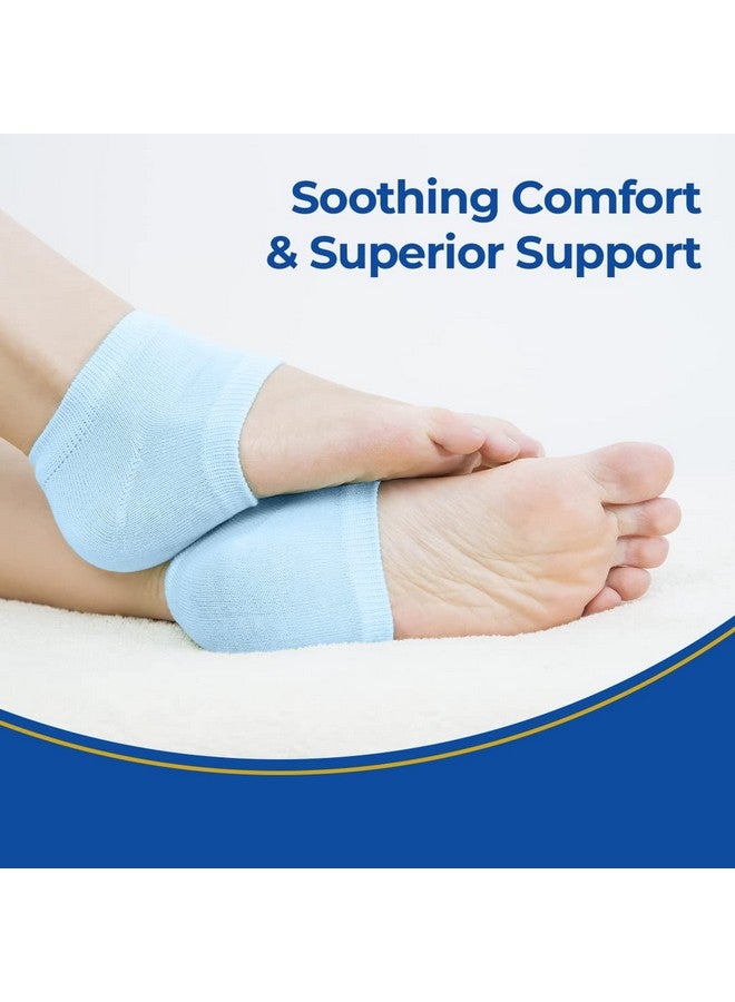 Dr.Foot Dr Foot | Silicone Socks for Women | Heel Pad for Heel Pain | Silicon Socks for Cracks | Silicone Moisturizer Socks for Women | Crack Heel Repair Socks | Silicone Gel Heel Pad | Gel Socks for Women - Image 2
