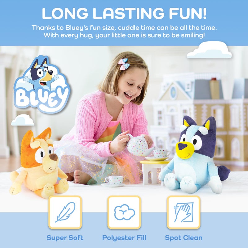 Jay Franco Bluey & Bingo Plush Pillow Buddy Set - Super Soft Character Pillows - Polyester Microfiber  12 inches - Image 3
