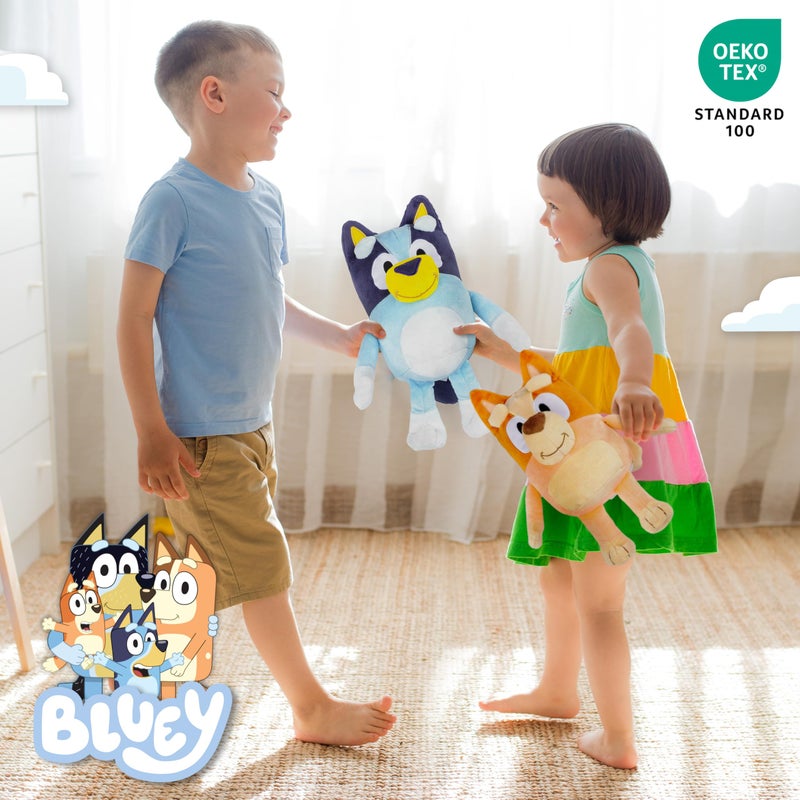 Jay Franco Bluey & Bingo Plush Pillow Buddy Set - Super Soft Character Pillows - Polyester Microfiber  12 inches - Image 5