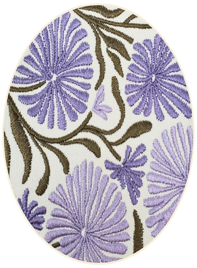 Lady Jayne Women’s Accessory Pouch with Embroidered Design, Zipper, Lining and Tassel - Pouch for Daily Essentials, 8” x 5.5” - Allium (83307) - Image 3