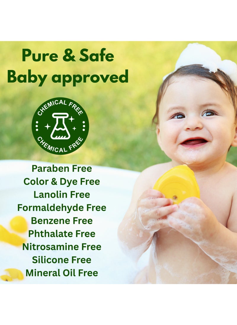 Enfant Organic Plus Baby Shampoo And Body Wash 500ML Pump Baby Body Wash Gentle To Clean & Nourish pH Balance Easy Cleansing From Head-to-Toe Tear-Free Dermatologically Tested In Germany Guarantee Safe Product Even For Most Sensitive Skin  - Image 5