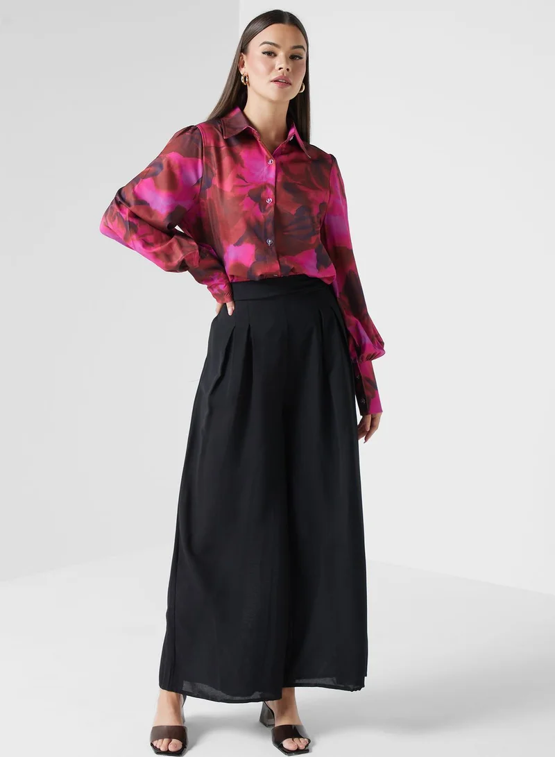 ايلا Printed Button Down Shirt