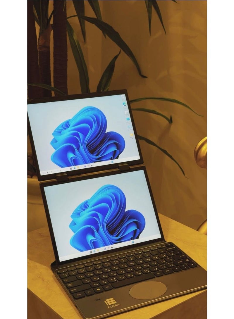 ELDRA TECH ELDRA Dual Screen Laptop english_arabic - Image 1