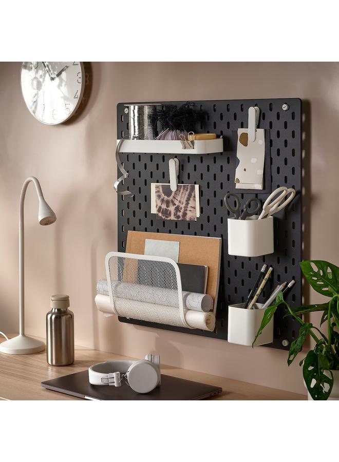 erorex Pegboard, Black, 56X56 Cm - Image 3