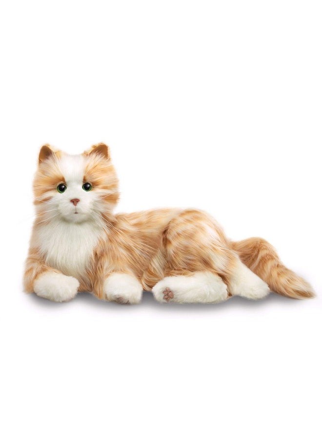 Joy for All Orange Tabby Cat Interactive Companion Pets Realistic & Lifelike  - Image 1