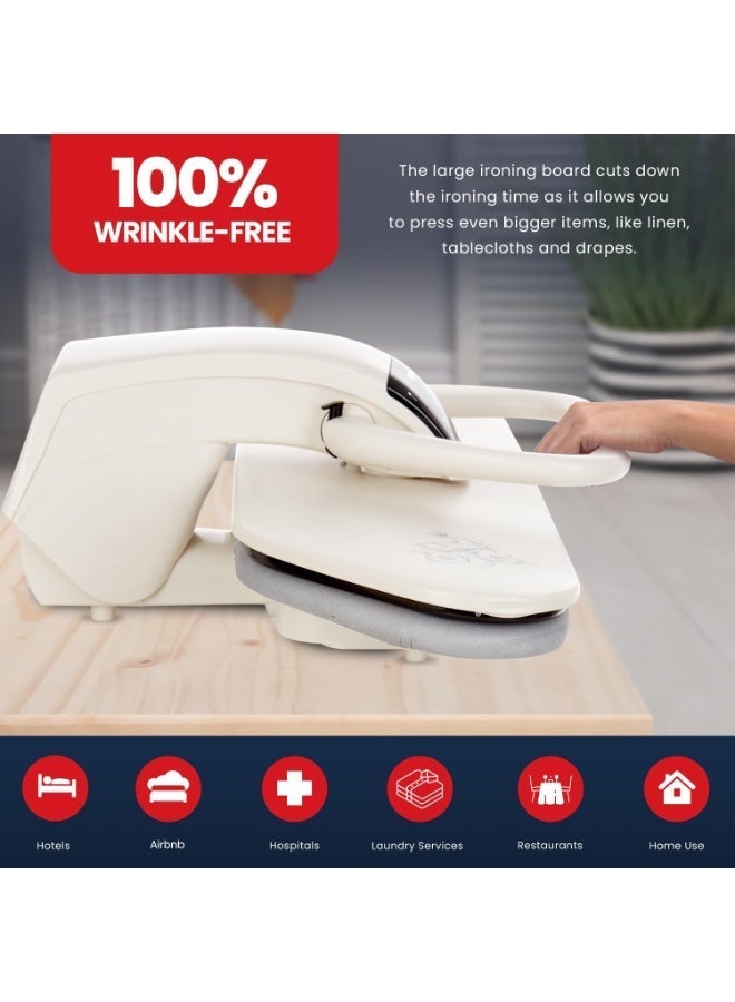 SmartElectric Smart Electric 40 Inch 102 cm 2200 Watt Press Steam Ironing with Adjustable Leg and Height, High Quality - Image 2