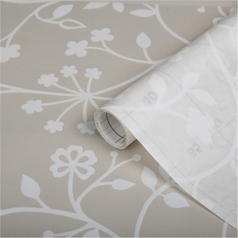 d-c-fix Privacy Window Film Tord - 45cm x 1.5m - Self-Adhesive Floral Pattern for Glass Windows - Image 1