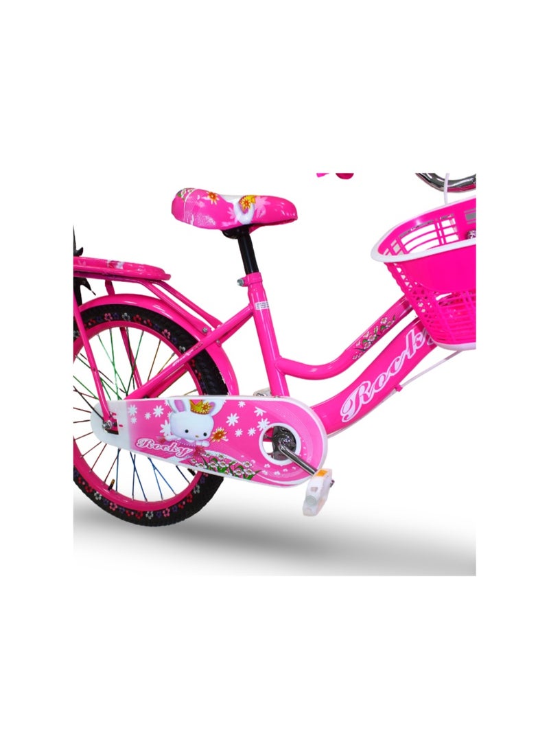 BINO 20-Inch Girls' Bicycle 303 – Pink - Image 4