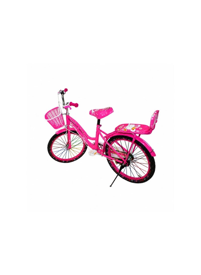 BINO 20-Inch Girls' Bicycle 303 – Pink - Image 2