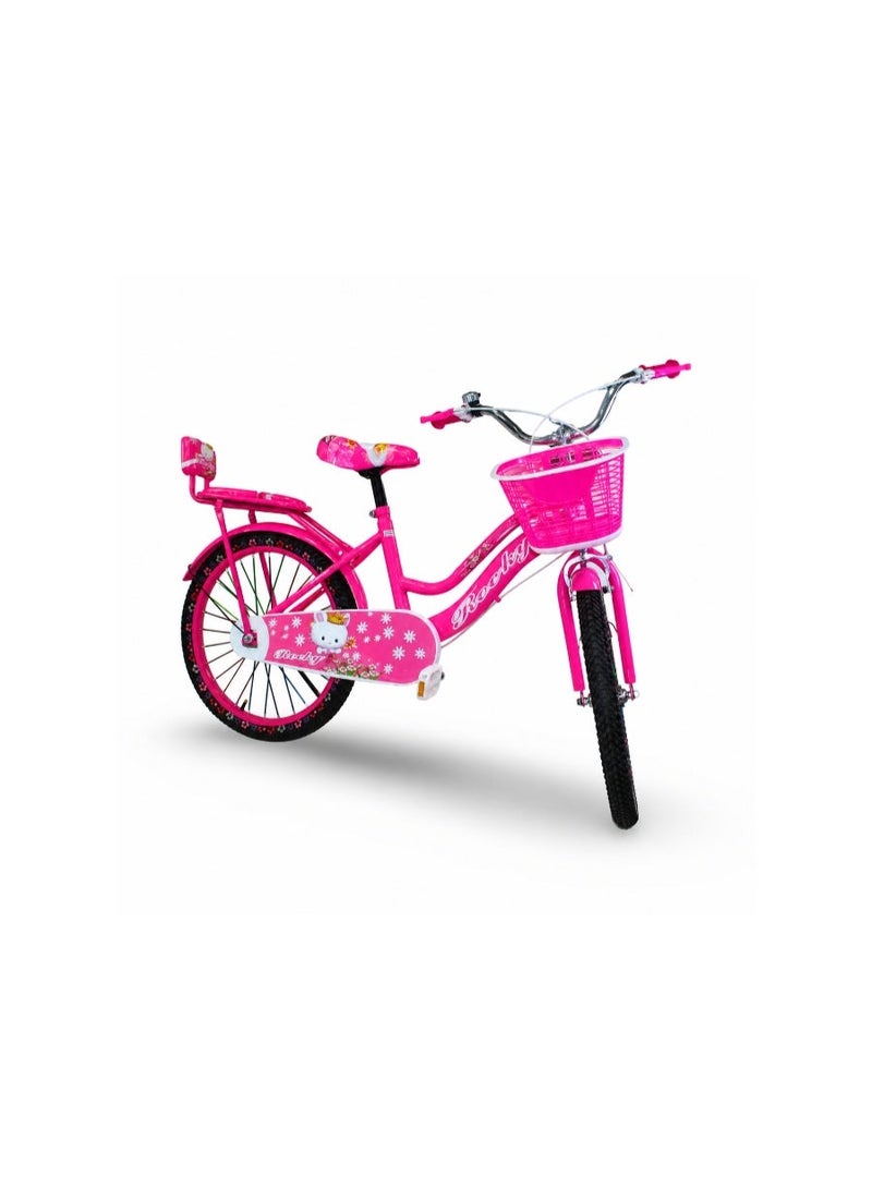 BINO 20-Inch Girls' Bicycle 303 – Pink - Image 1