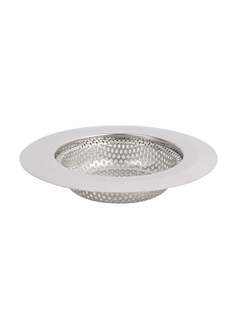 Stainless Steel Sink Strainer - 11.5cm - Durable and Rustproof Sink Drain Basket and Anti-Clogging Food Catcher with Odor-Insulating Design - Ideal for Fast and Efficient Sink Drainage