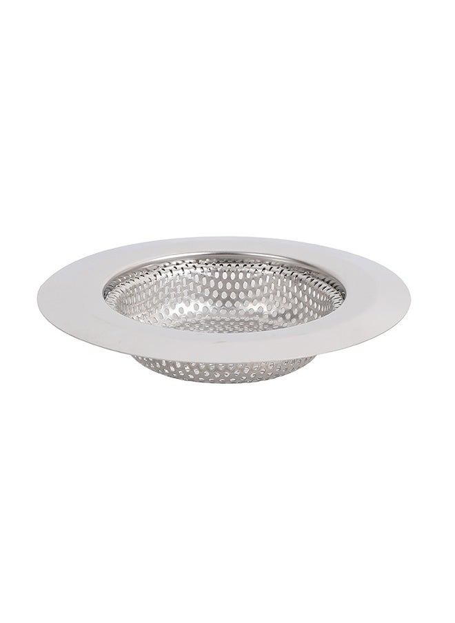 Stainless Steel Sink Strainer - 11.5cm - Durable and Rustproof Sink Drain Basket and Anti-Clogging Food Catcher with Odor-Insulating Design - Ideal for Fast and Efficient Sink Drainage