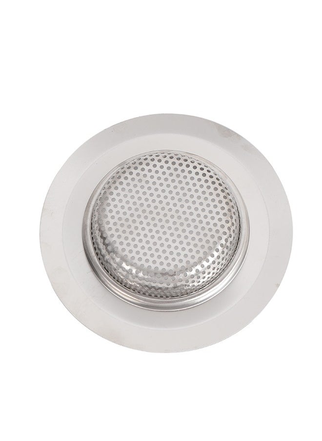Stainless Steel Sink Strainer - 11.5cm - Durable and Rustproof Sink Drain Basket and Anti-Clogging Food Catcher with Odor-Insulating Design - Ideal for Fast and Efficient Sink Drainage
