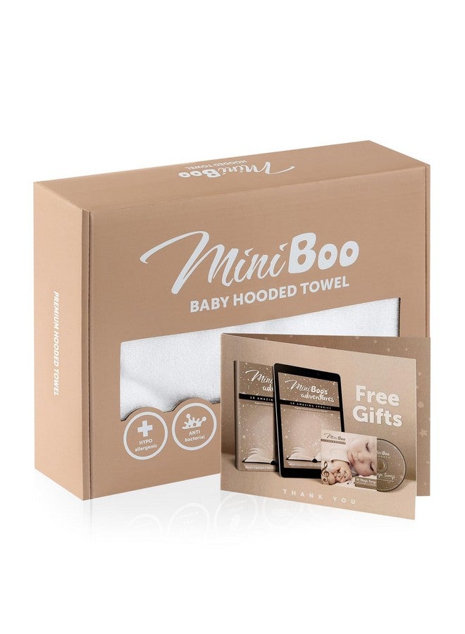 Miniboo Premium Ultra-Soft Viscose Made From Bamboo Baby Hooded Towel With Unique Design - Hypoallergenic, Organic Baby Towels For Infants And Toddlers - Perfect As Baby Gifts - Image 2