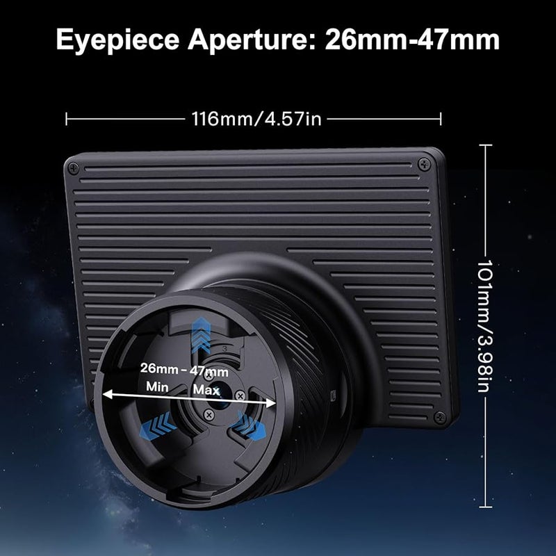 WiFi Electronic Eyepiece Telescope Camera with 1.25 Inch Screen for Astronomy Bird Watching App Recording - Image 5