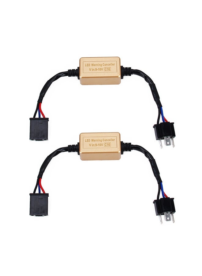 NIBEMINENT 2-Piece H4 LED Headlight Canbus Error Free Computer Warning Canceller Resistor Decoders - Image 1