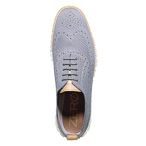 Cole Haan Men's Zerogrand Stitchlite Wingtip Shoe, Ironstone/Ivory, 9 Medium US - Image 4