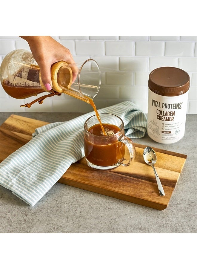 Vital Proteins كريم قهوة الكولاجين، قائم على حليب جوز الهند و مسحوق منخفض السكر مع مكمل ببتيدات الكولاجين - يدعم صحة الشعر والبشرة والأظافر مع تعزيز الطاقة من MCTs - موكا 11.2 أونصة - Image 5
