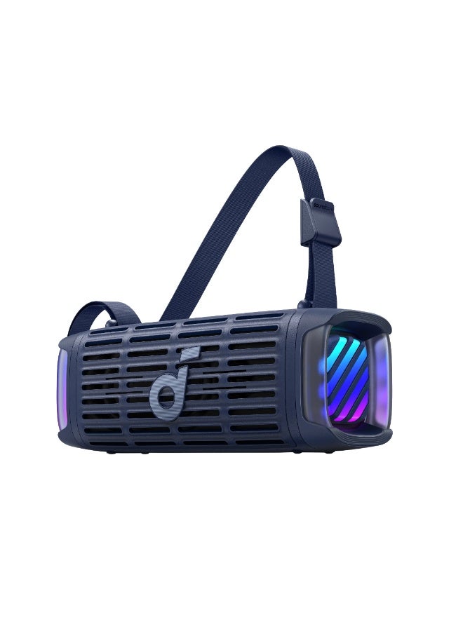 Soundcore مكبر صوت محمول لاسلكي مقاوم للماء مع صوت جهير عميق للغاية، 50 واط، 16 ساعة من وقت التشغيل، بوم 3i - Image 1