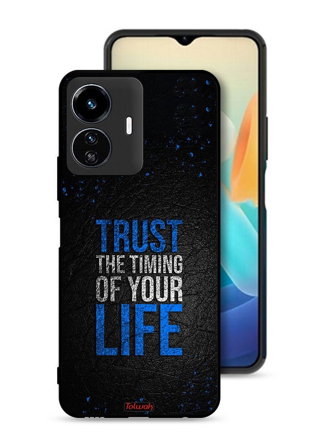 Tolwak Vivo Y77 5G Protective Case Cover Trust The Timing Of Your Life  - Image 1