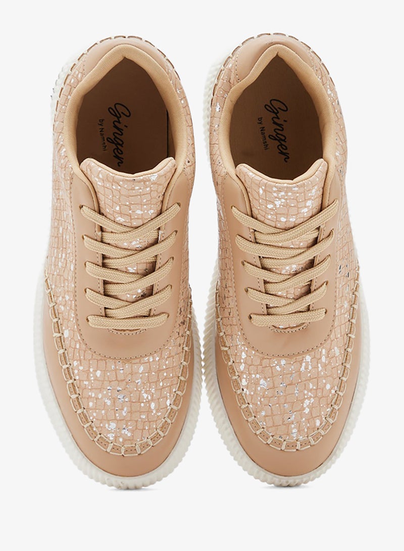 Ginger Textured Chunky Sneakers - Image 4