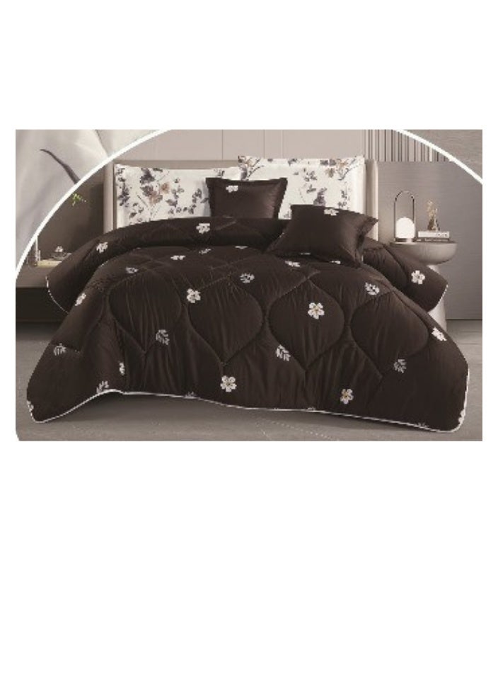 SMART HOME 100% Microfiber Double Bed Sheet, Duvet Cover Set, Reversible, 4 Piece Set, Bed Sheet Size: 230X170cm, Mattress Protector Size and Pillowcase Size: Pillowcase: 45x45+5cm - Image 2