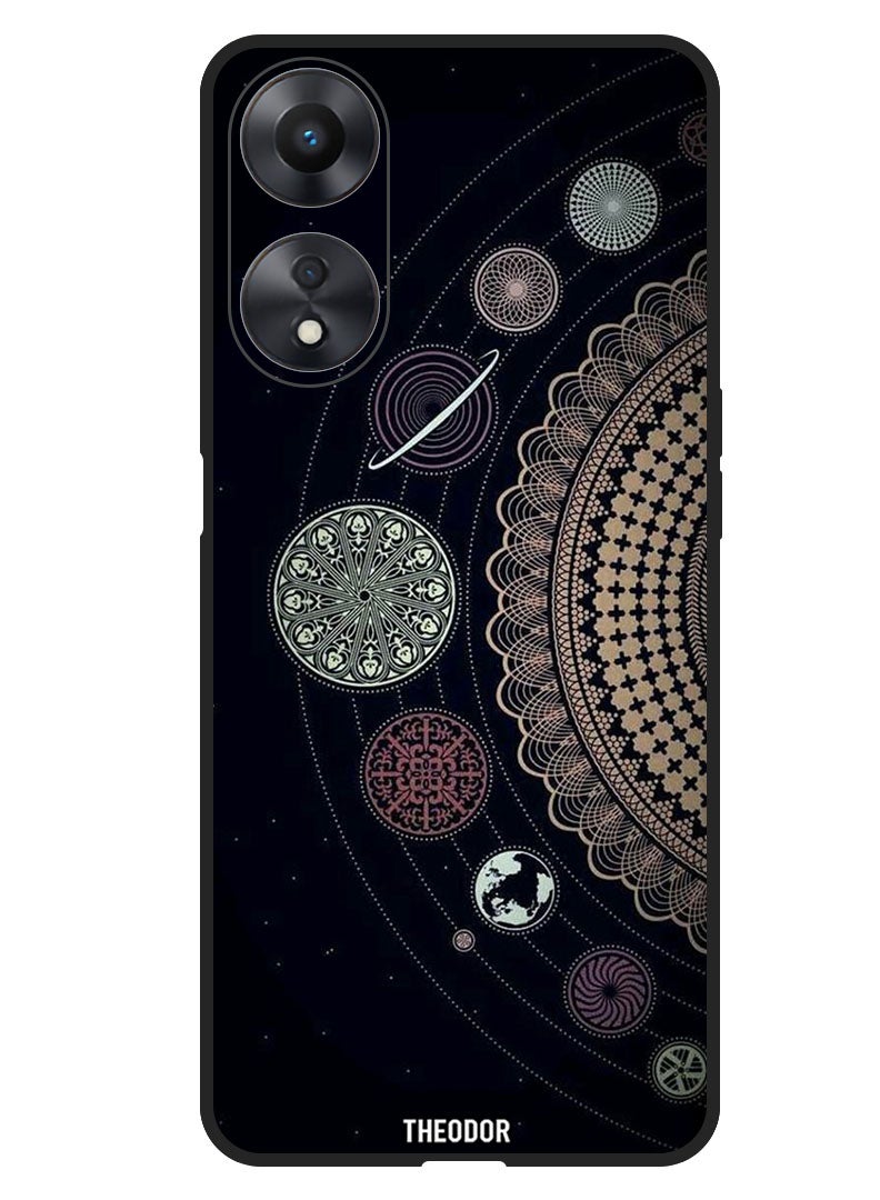 Theodor Protective Case Anti Scratch Shock Proof Bumper Cover For Oppo F23 5G Mandala Art (2) - Image 1