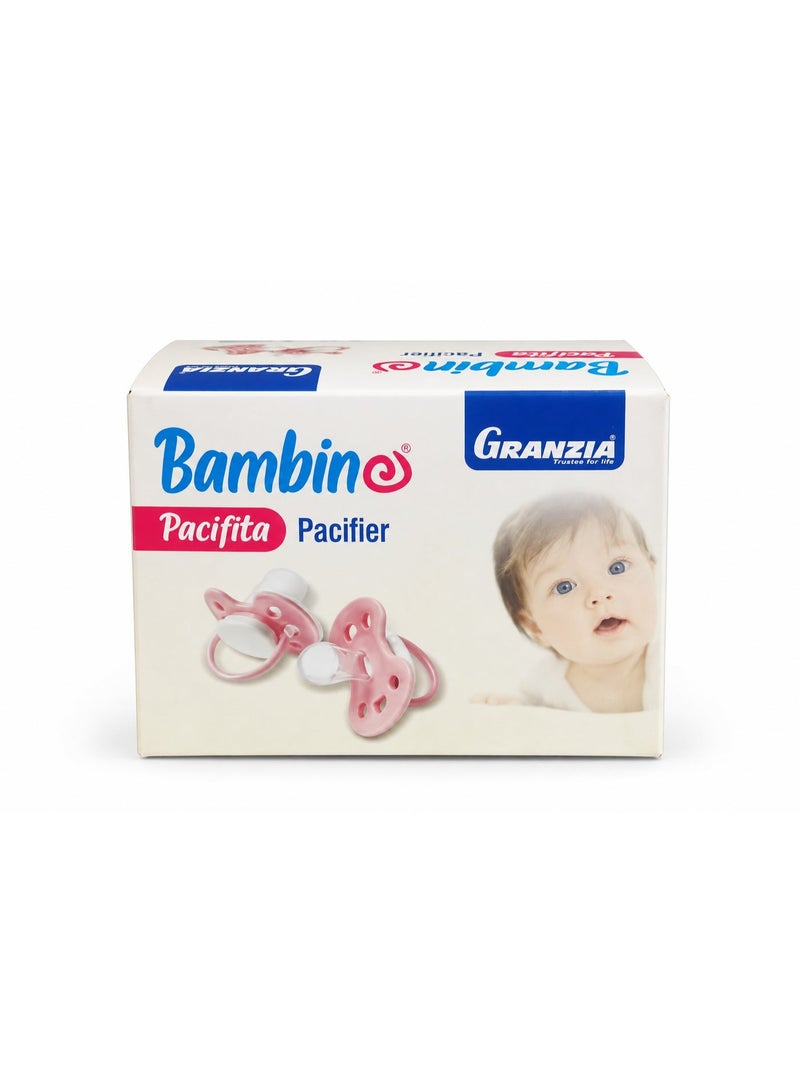Granzia Pacifita S Pacifier – 100% Silicone Baby Pacifier – Curved, Natural Shape for a Comfortable Fit – Hygienic Air System to Help Reduce Skin Irritation – BPA-Free & Soft Flexible Design - Image 2