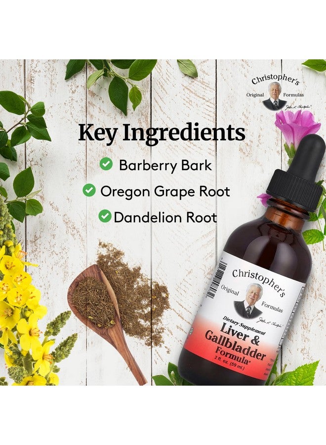 Christopher's Original Formulas Liver & Gallbladder Formula, Herbal Supplement for Detox & Digestive Support, 2 fl oz - Image 3