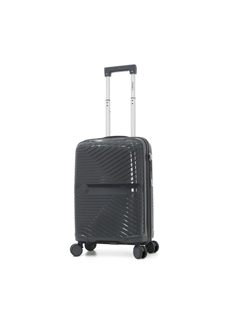 فانكل FANCL-Hardside 20 inch Carry On Luggage with USB Charging Port,Grey