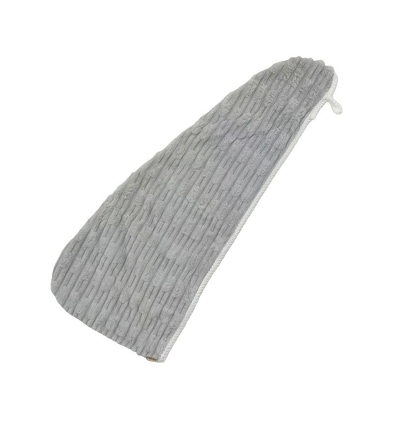White Velvet Hair Drying Cap For Women Absorbent Quick Dry Hair Towel Wrap - Image 4