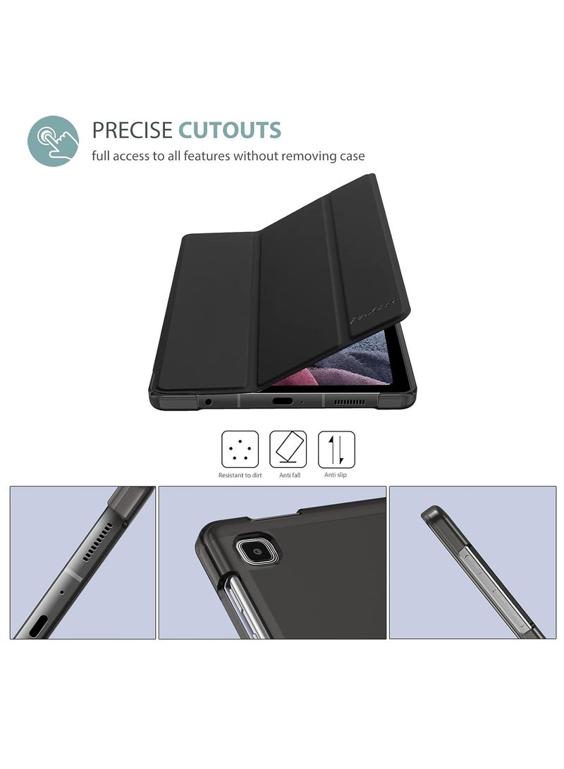 DUSALA Galaxy Tab A7 Lite Case 8.7 Inch (SM-T220/ SM-T225/ SM-T227), Protective Stand Case Hard Shell Cover for 8.7 Inch Samsung Tab A7 Lite Tablet 2021 -BlackGalaxy Tab A7 Lite Case 8.7 Inch (SM-T220/ SM-T225/ SM-T227), Protective Stand Case Hard Shell Cover for 8.7 Inch Samsung Tab A7 Lite Tablet 2021 -Black - Image 3