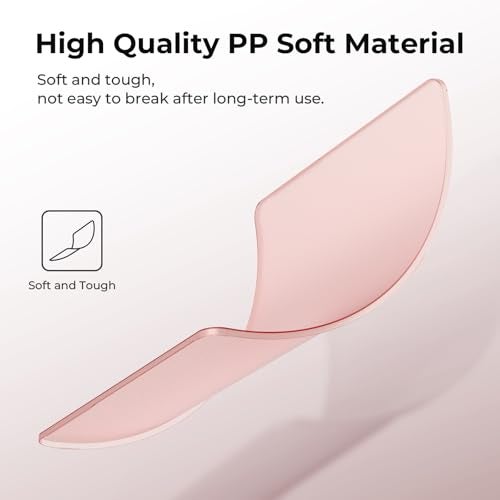 BlueSwan Case Compatible for Macbook Air 13 inch M5 2026 2025 2024 2022 M4 M3 M2, A3449 A3240 A3113 A2681, Air 13.6" Flexible PP＆Matte Shell Cover, Anti-rupture Shockproof Anti-fingerprint, Matte Pink - Image 2