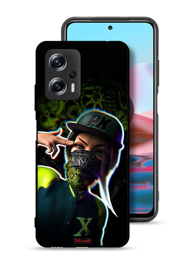 Tolwak Xiaomi Redmi Note 11T Pro Plus 5G Protective Case Cover Girls Aesthetic Art - Image 1