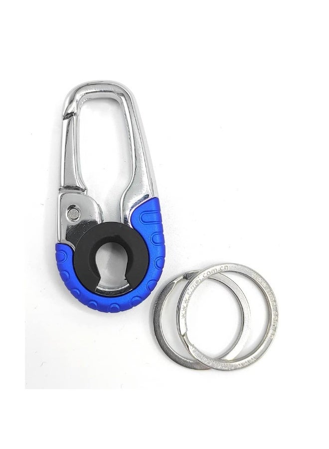 أومودا ميدالية مفاتيح معدنية فاخرة وأنيقة بخطاف قفل للرجال والنساء - Image 4