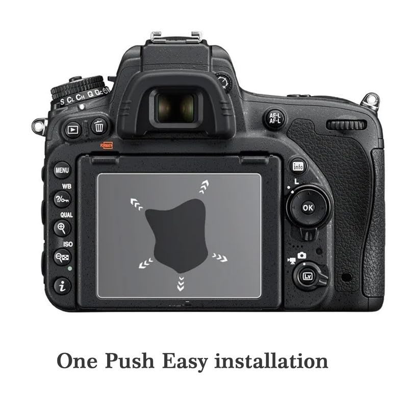FCS DSLR Camera Screen Protector for Canon EOS R50, 3 Pcs | Crystal Clear Protection with 9H Hardness Armor - Image 4