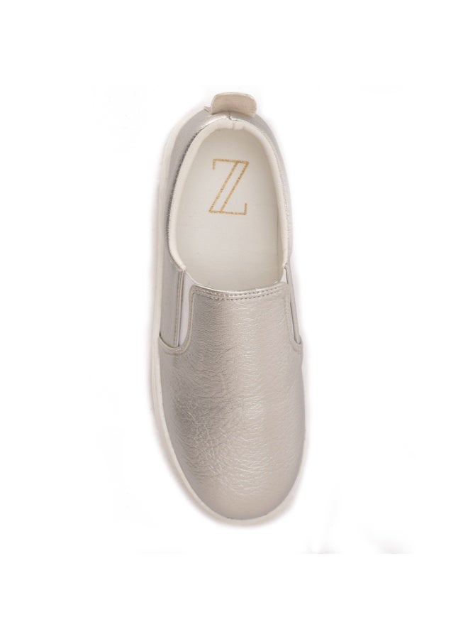 زيلدا حذاء زيلدا 027 نسائي فضي اللون برباط - Image 5