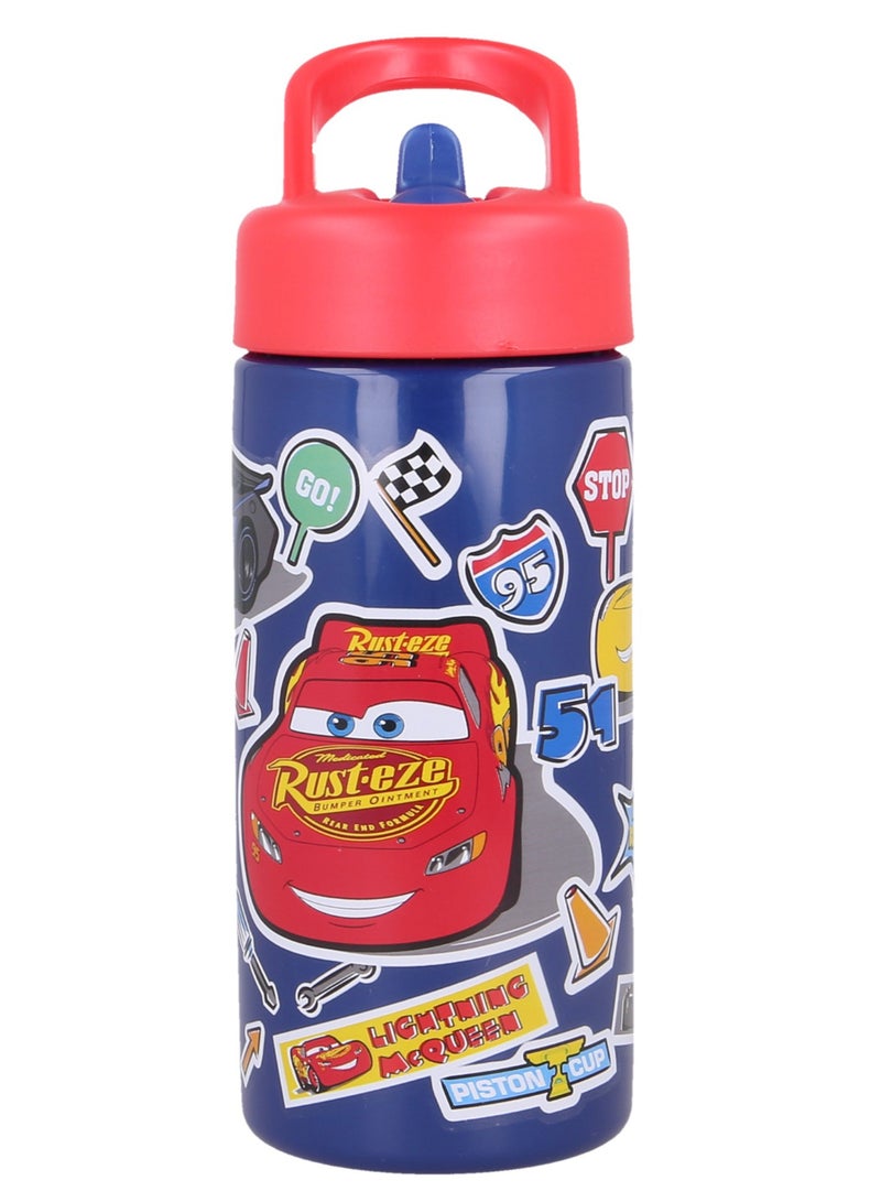 STOR Pixar Playground Sipper Bottle 410 Ml Cars Stickers - Image 1