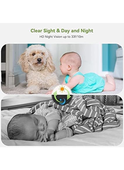 JKPlus JKPlus 1080p Full HD Two Way Audio HD 1080P Home 128G TF Card Slot Cloud Storage Wireless WiFi Indoor Security IP CCTV Camera One Year Warranty Baby Monitor Camera  - Image 3