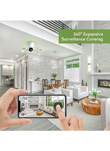 JKPlus JKPlus 1080p Full HD Two Way Audio HD 1080P Home 128G TF Card Slot Cloud Storage Wireless WiFi Indoor Security IP CCTV Camera One Year Warranty Baby Monitor Camera  - Image 5